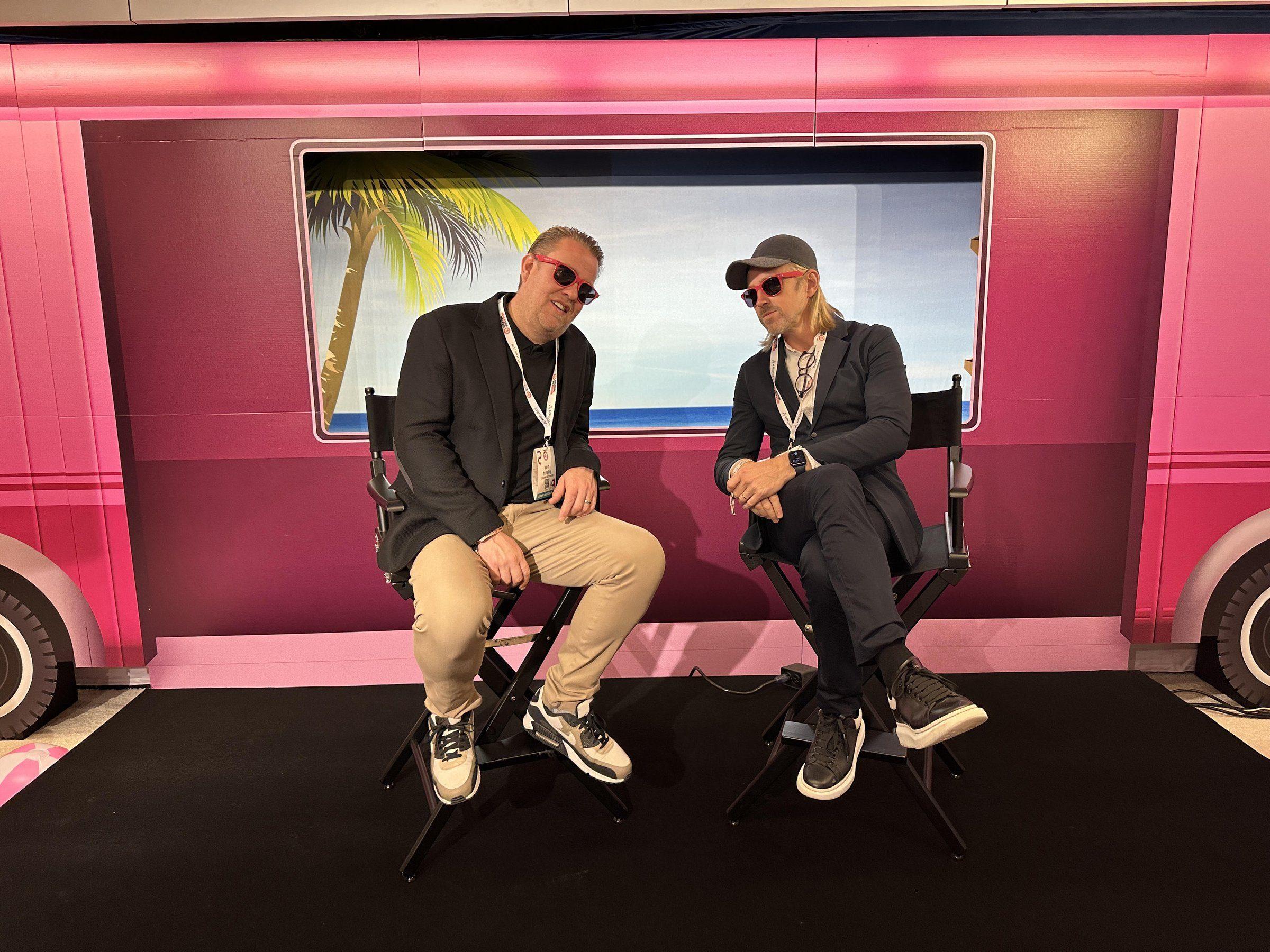 John Horsley and Justin Cooke, co-hosts of The Business of Marketing